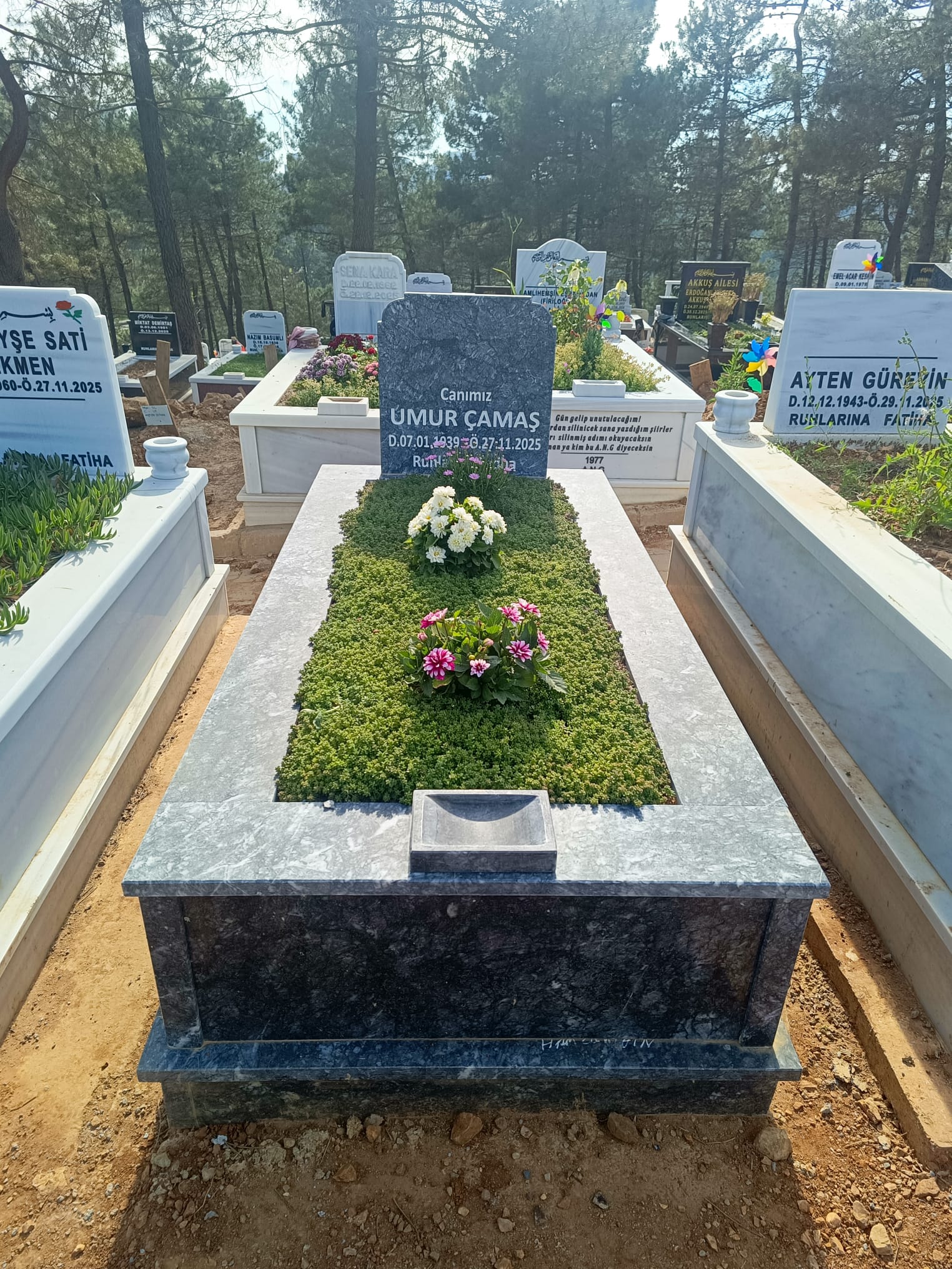 Granit Mezar · Mavi