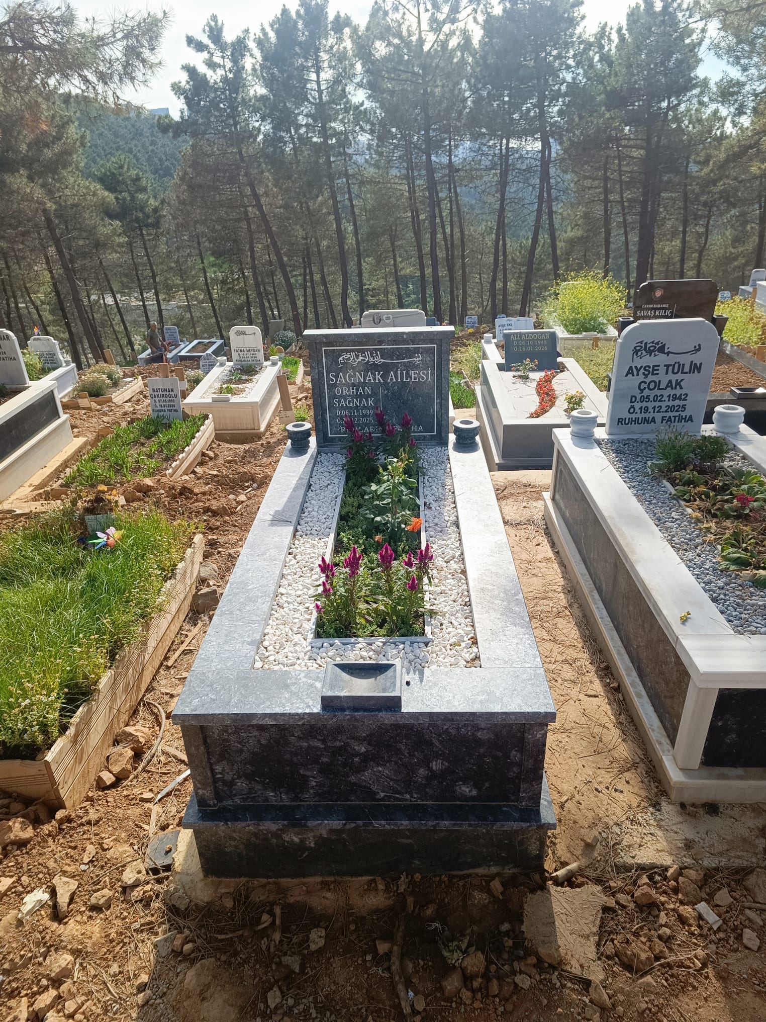 Granit Mezar · Mavi